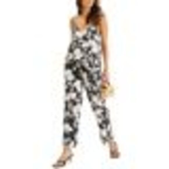 Sanctuary Printed Tie-shoulder Swing Cami Top In Night Jungle XS - Picture 3 of 3